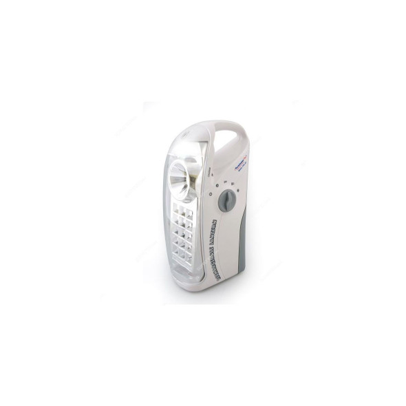 Terminator Rechargeable Emergency LED Light, TPRL 851-13A, 6V, 13A, White