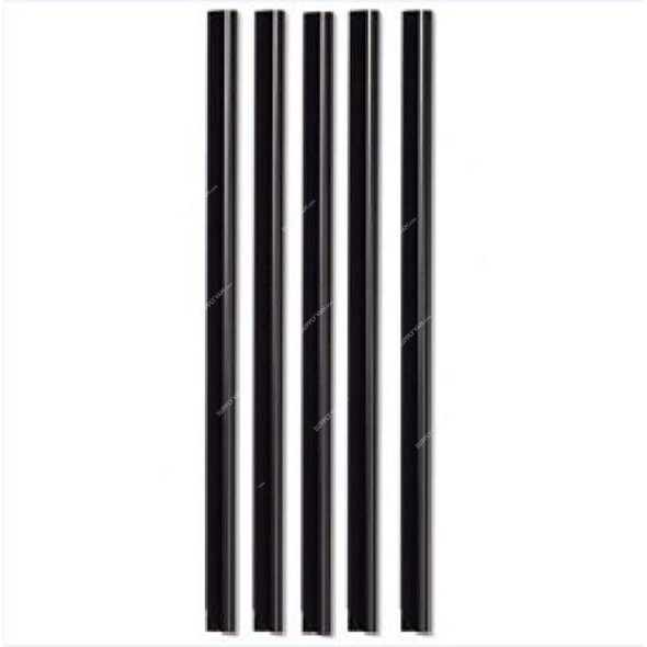 PSI Spine Binding Bar, PSBB06BK, Plastic, 60 Sheets, 6MM, Black, 100 Pcs/Pack