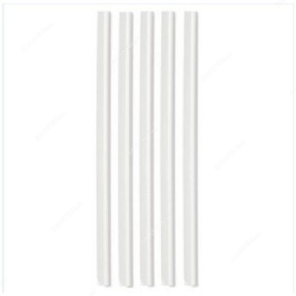 PSI Spine Binding Bar, PSBB06WH, Plastic, 6MM, 60 Sheets, White, PK100