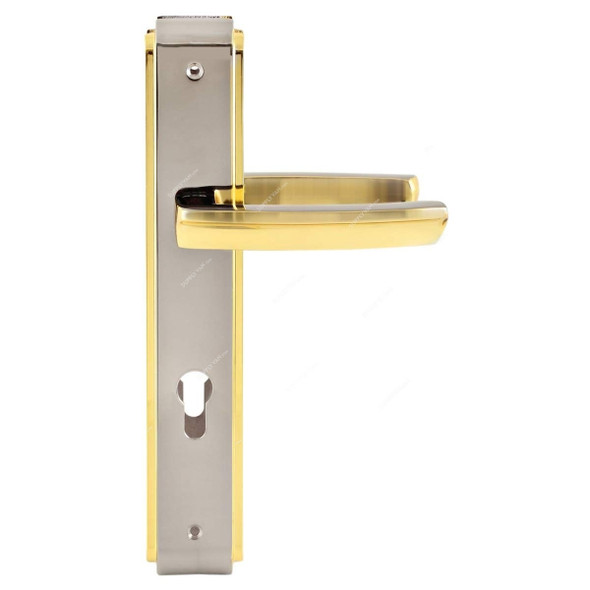 ACS Door Handle, H707-193-BN-GP, Zinc, Black and Gold