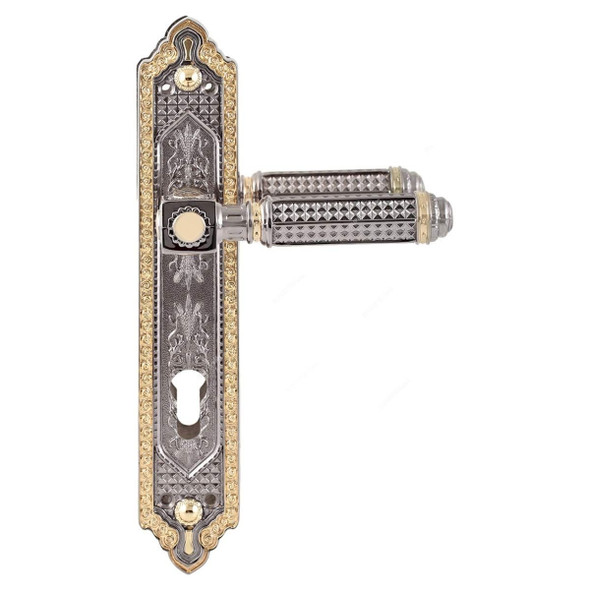 ACS Door Handle, CC42-AA60-BN-GP, Zinc, Black and Gold