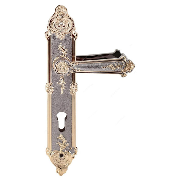 ACS Door Handle, AA84-AA48-BN-GP, Zinc, Grey and Gold