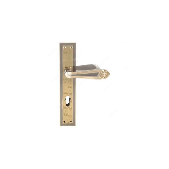 ACS Door Handle, CC43-DD199-BN-GP, Zinc, Black and Gold