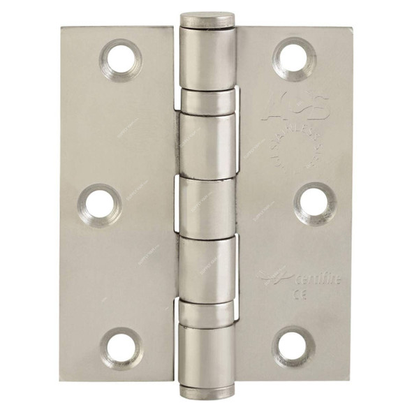 ACS 2 Bearings Stainless Steel Hinge, 32-52-5-4BB-SS, Silver