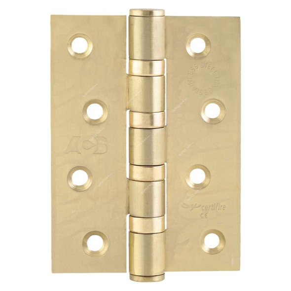 ACS 4 Bearings Stainless Steel Hinge, 433-4BB-SB, Gold