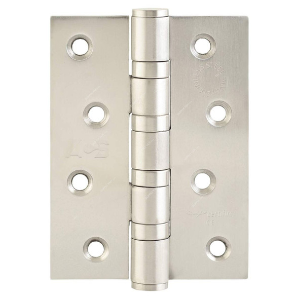 ACS 4 Bearings Stainless Steel Hinge, 433-4BB-SS, Silver