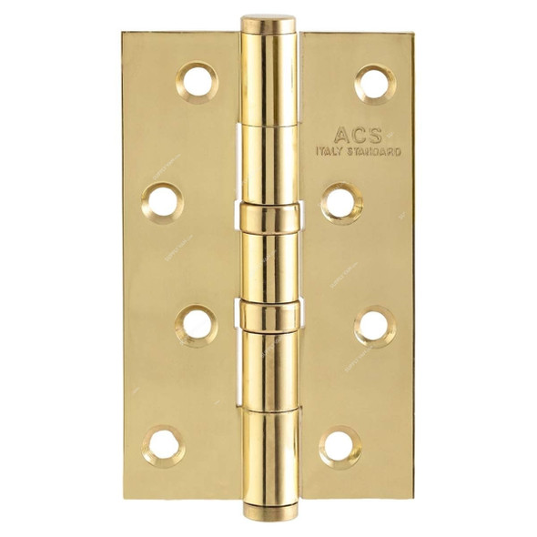 ACS Fix Pin 2 Bearings Hinge, 42-53-2BB-FP, Brass, Gold