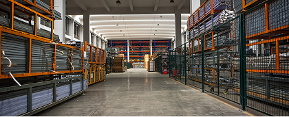 Industrial storage with tools
