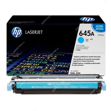 HP Original LaserJet Toner Cartridge C9731A 645A Cyan: Buy Online at ...