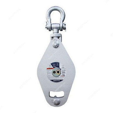 Crosby 2020170 Tower Hoist Block With Shackle M-491G 8 Inch Sheave Dia ...