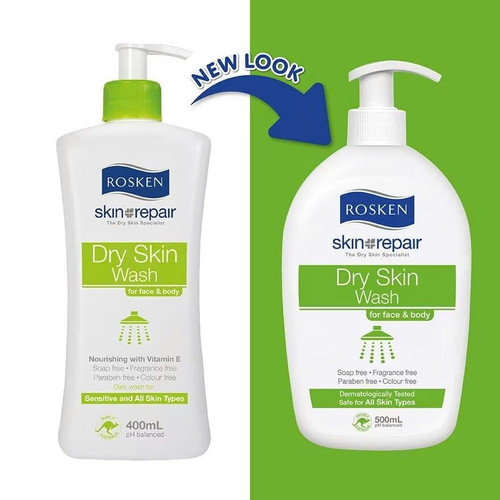 ROSKEN SKIN REPAIR DRY SKIN WASH for face & body-Sữa Tắm Cho Da Khô,Da Nhạy Cảm 400ml