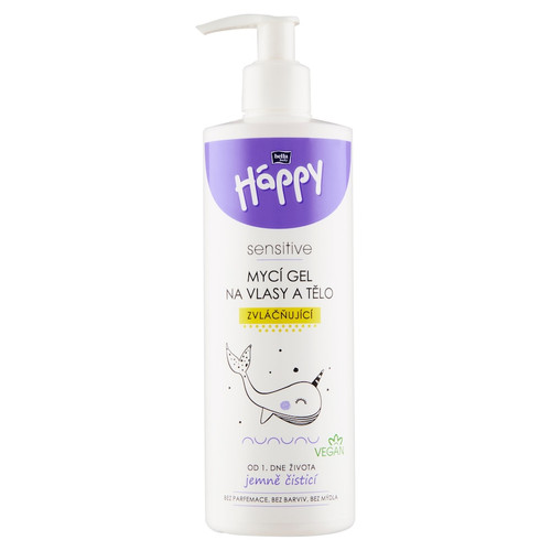 Bella Baby Happy Sensitive Myci Gel Na Vlasy A Telo- Gel Tắm Gội Cho Trẻ Sơ Sinh Và Trẻ Nhỏ