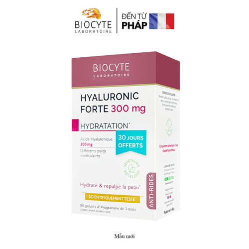 Biocyte Hyaluronic Forte 300mg –Viên uống bổ sung Hyaluronic Acid