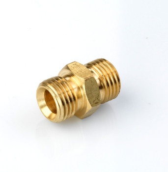 Airblast 1/4 x 1/4 Brass Nipple