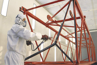 Controlling climate variables in industrial spray application