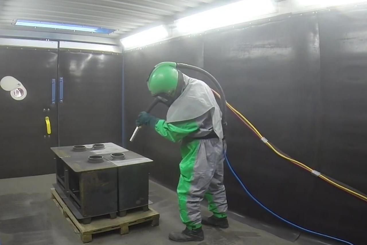 Can you sandblast stainless steel?