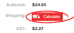 Shipping Cost Calculator Button