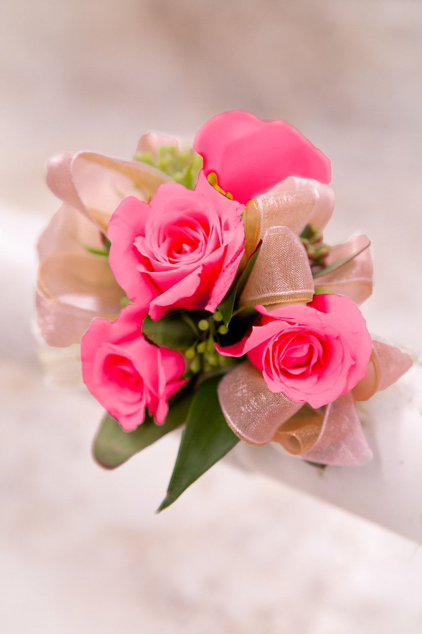 Spray Rose Corsage (pick your colors)