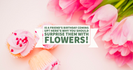 Is a Friend's Birthday Coming Up? Here's Why You Should Surprise Them With Flowers!