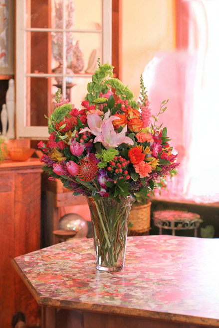 Wild and Free large floral arrangement vibrant seasonal flowers Main Floral Anoka Minnesota