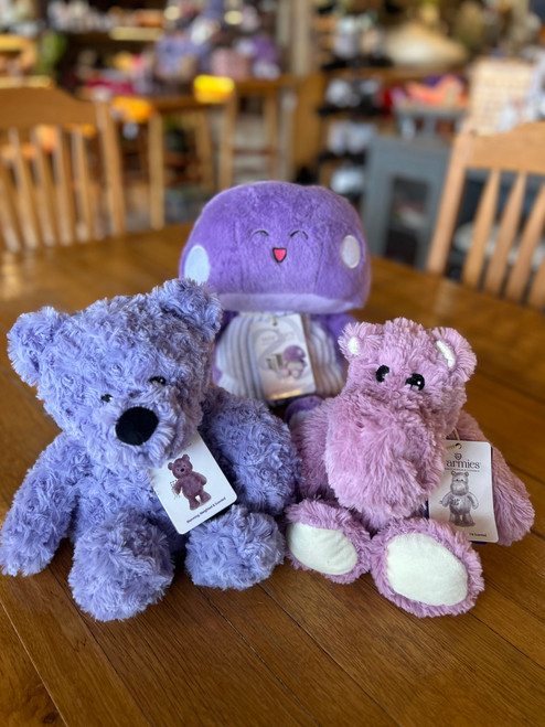 A microwavable, snuggleable, weighted plush.