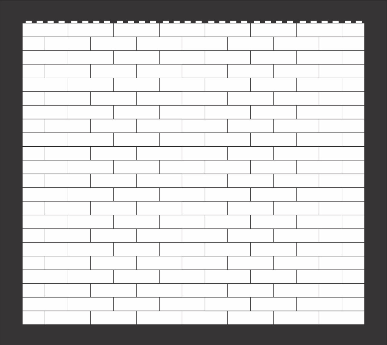 Personalized 5x7 Landscape LEGO Photo Blocks with Direct Full-Color Printing red-brick-pattern-by-rizu-designs-wall-art