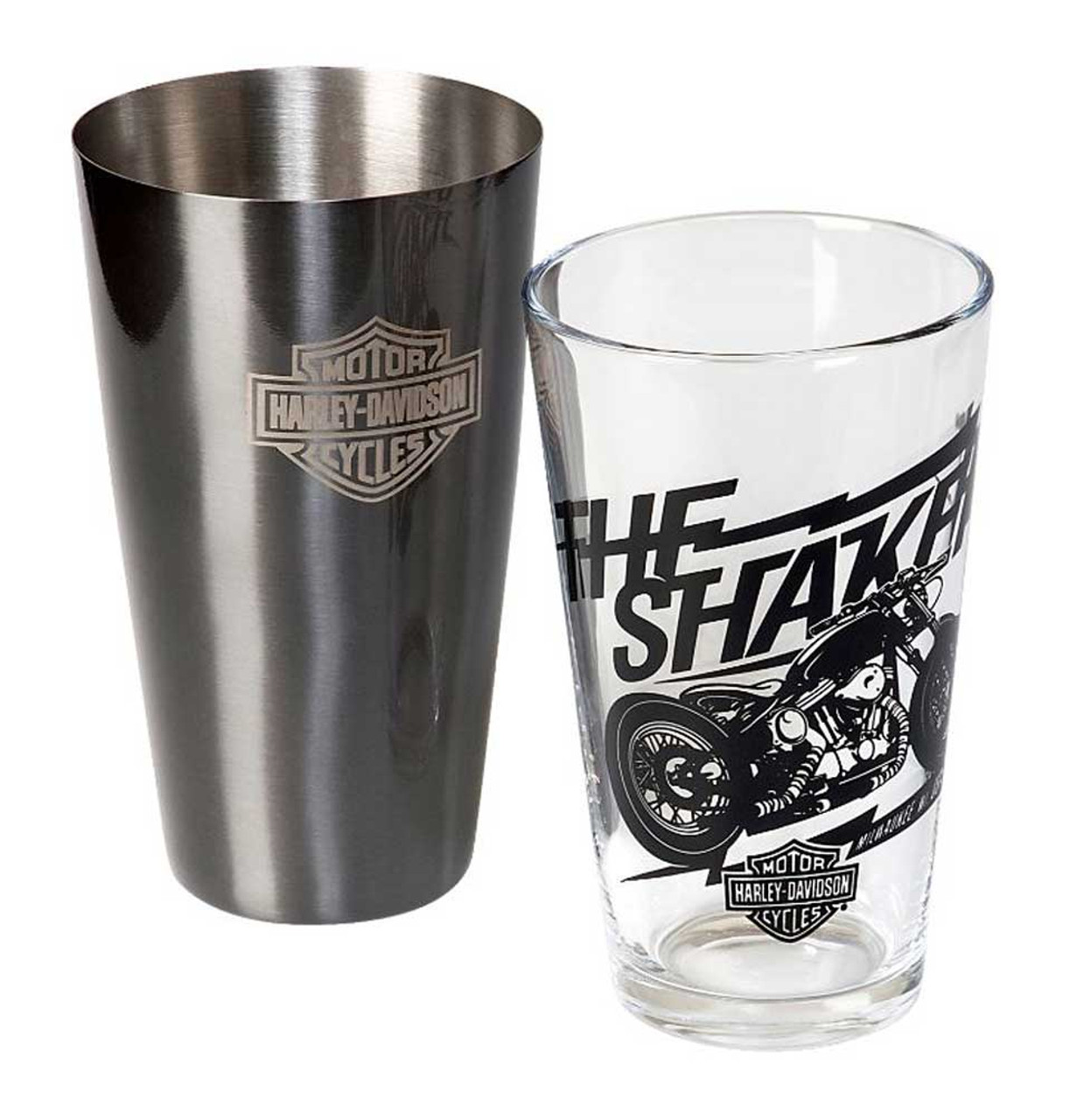 Bar & Shield Pint Glass Set of 2