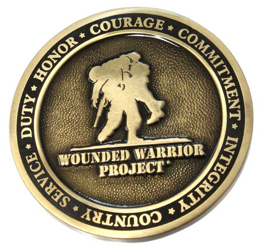 Harley-Davidson Challenge Coin – Wounded Warrior Project (4.4 Cm) - 2
