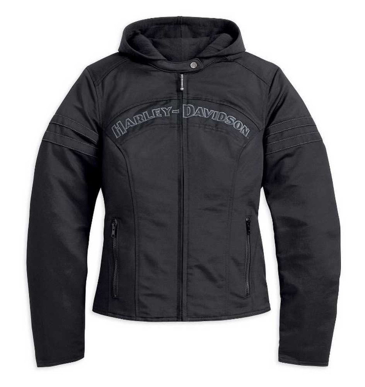 Harley-Davidson® Women's Miss Enthusiast Outerwear Jacket, Black