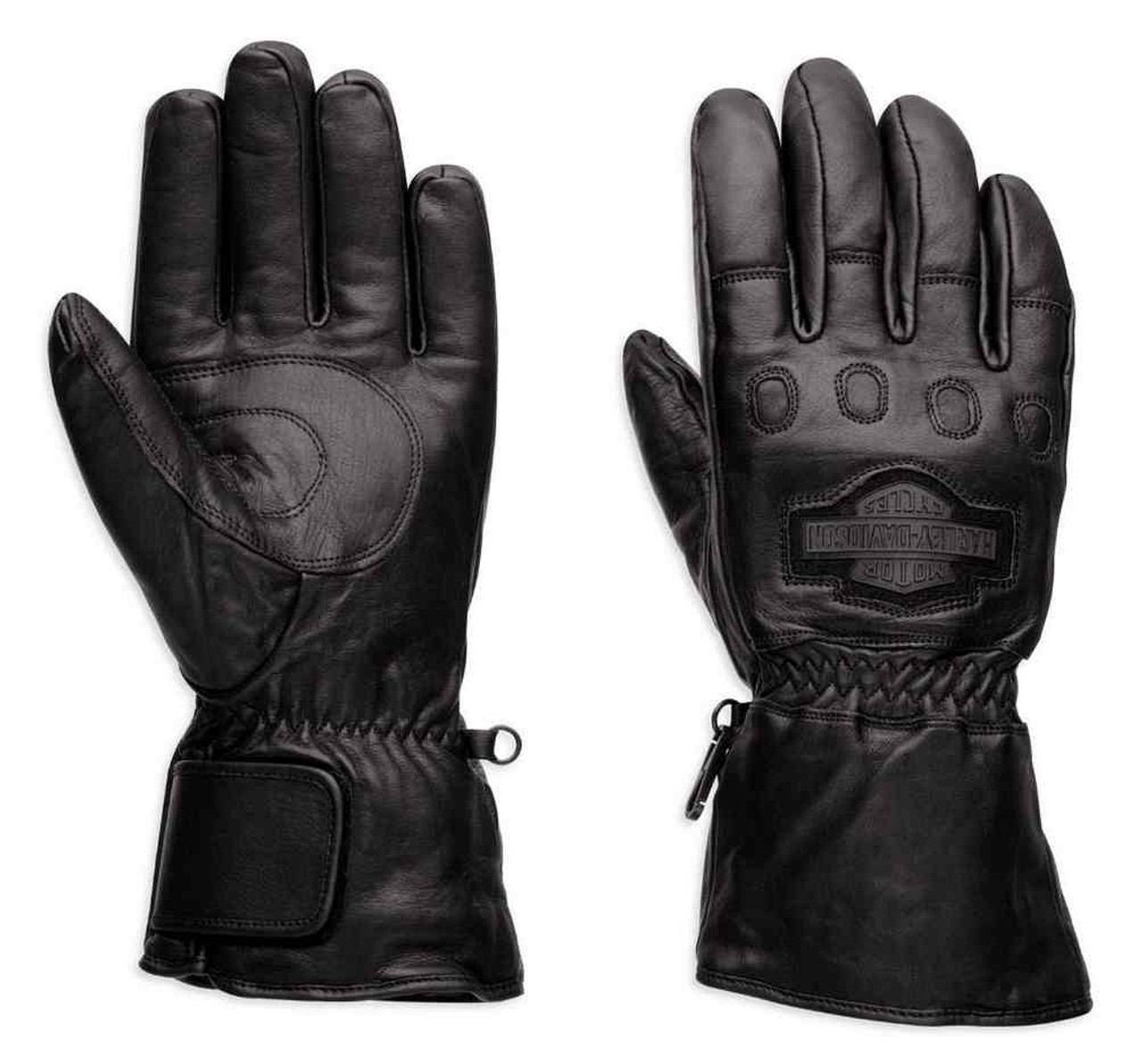 Harley Davidson Men S Windshielder Gauntlet Leather Gloves 98158 95vm Wisconsin Harley Davidson