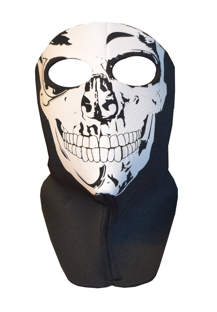 Full Face Riding Mask Black Neoprene Motorcycle & ATV Cold Weather Mask ...