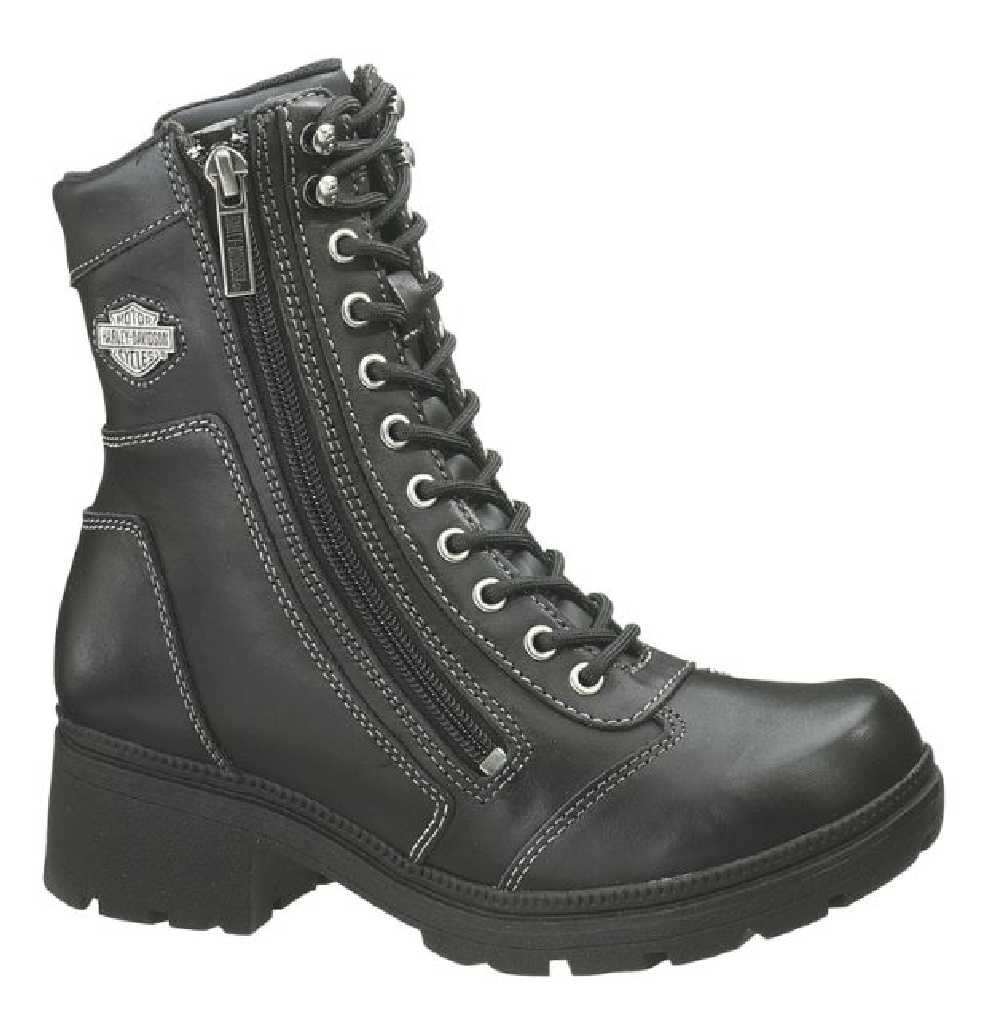 Harley-Davidson® Women's Tessa 6-Inch Lace-Up Side Zip Motorcycle