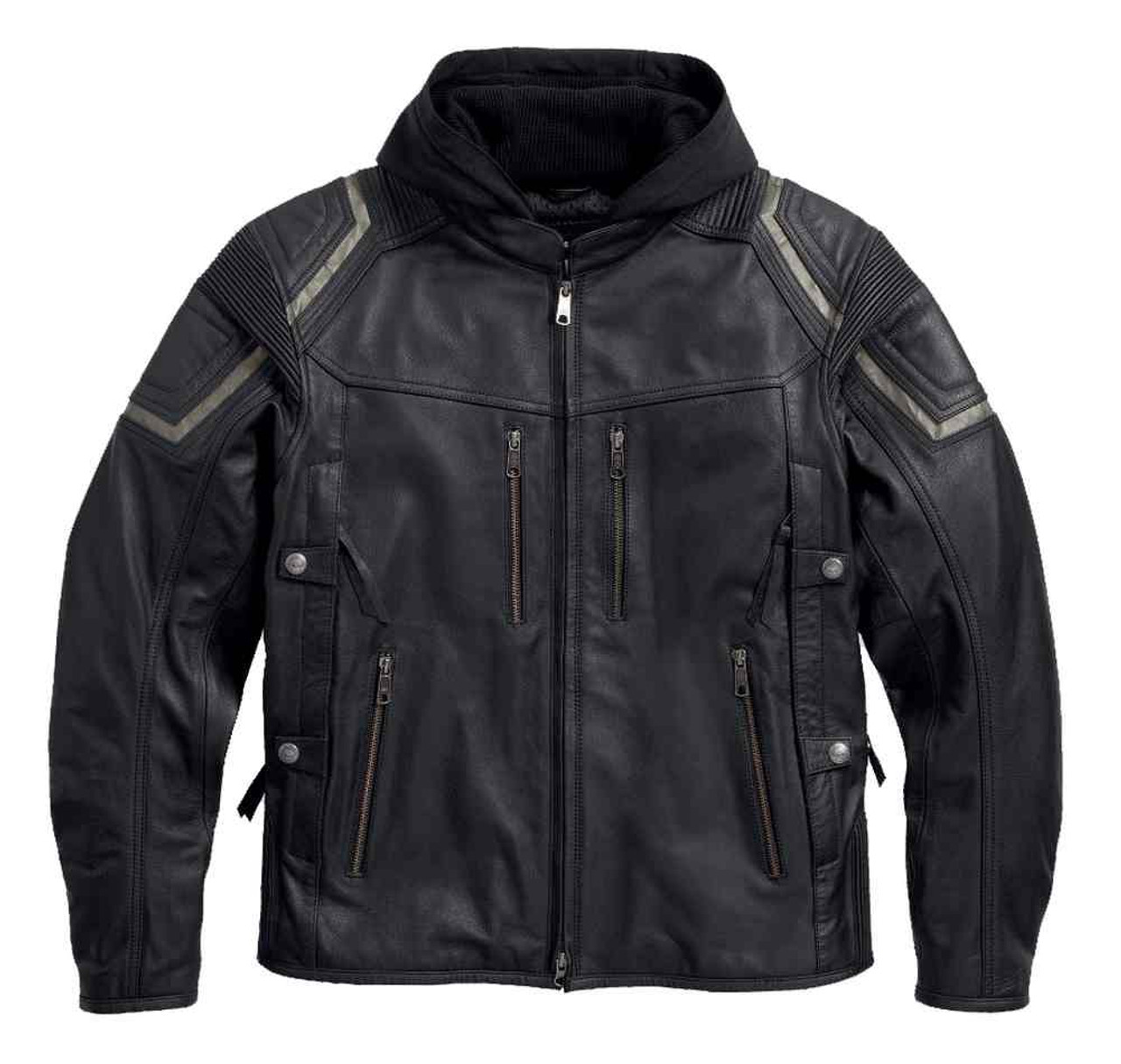 épine leather jacket Harley-Davidson® Men's Triple Vent System Combustion Leather