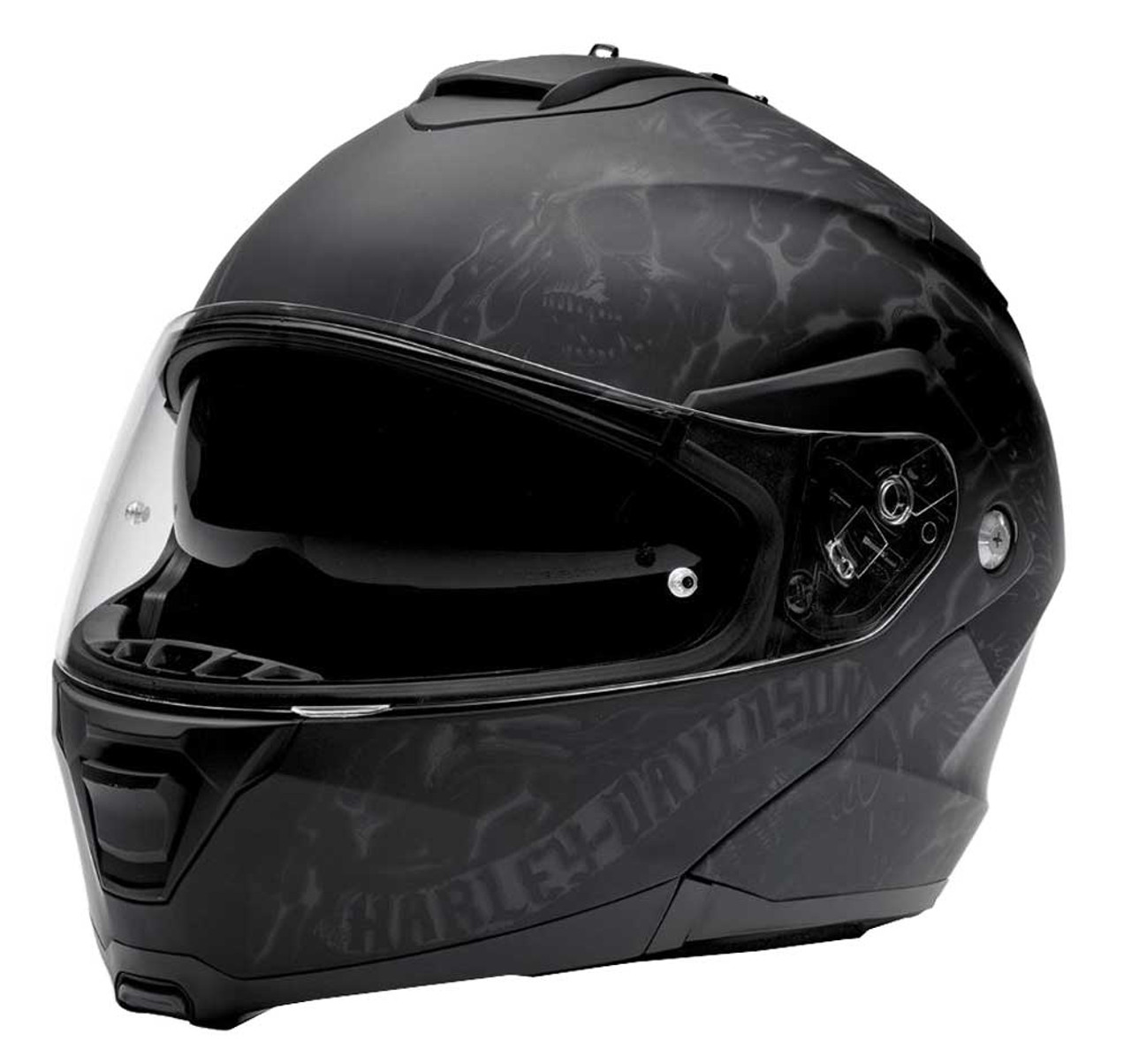 HARLEY-DAVIDSON フルフェイスヘルメット ブラック Harley-Davidson® Mens Scavenger Modular Motorcycle Helmet
