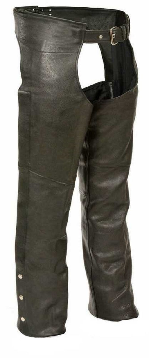 Milwaukee Leather Men's Basic Coin Pocket Leather Chaps SH1115