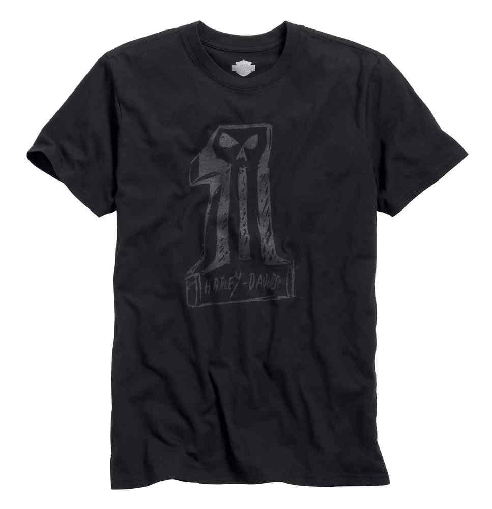 Harley-Davidson® Men's Black Label Core Sketchy #1 Skull Tee