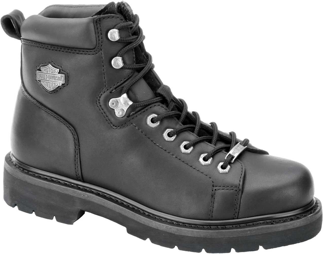 Harley-Davidson® Men's Barton 5-Inch Black Motorcycle Boots