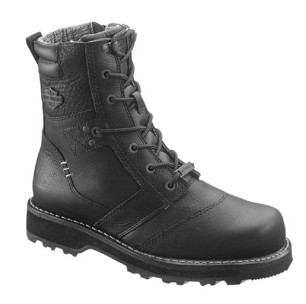 Harley-Davidson® Men's Jay 7-Inch Black Motorcycle Boots D96026