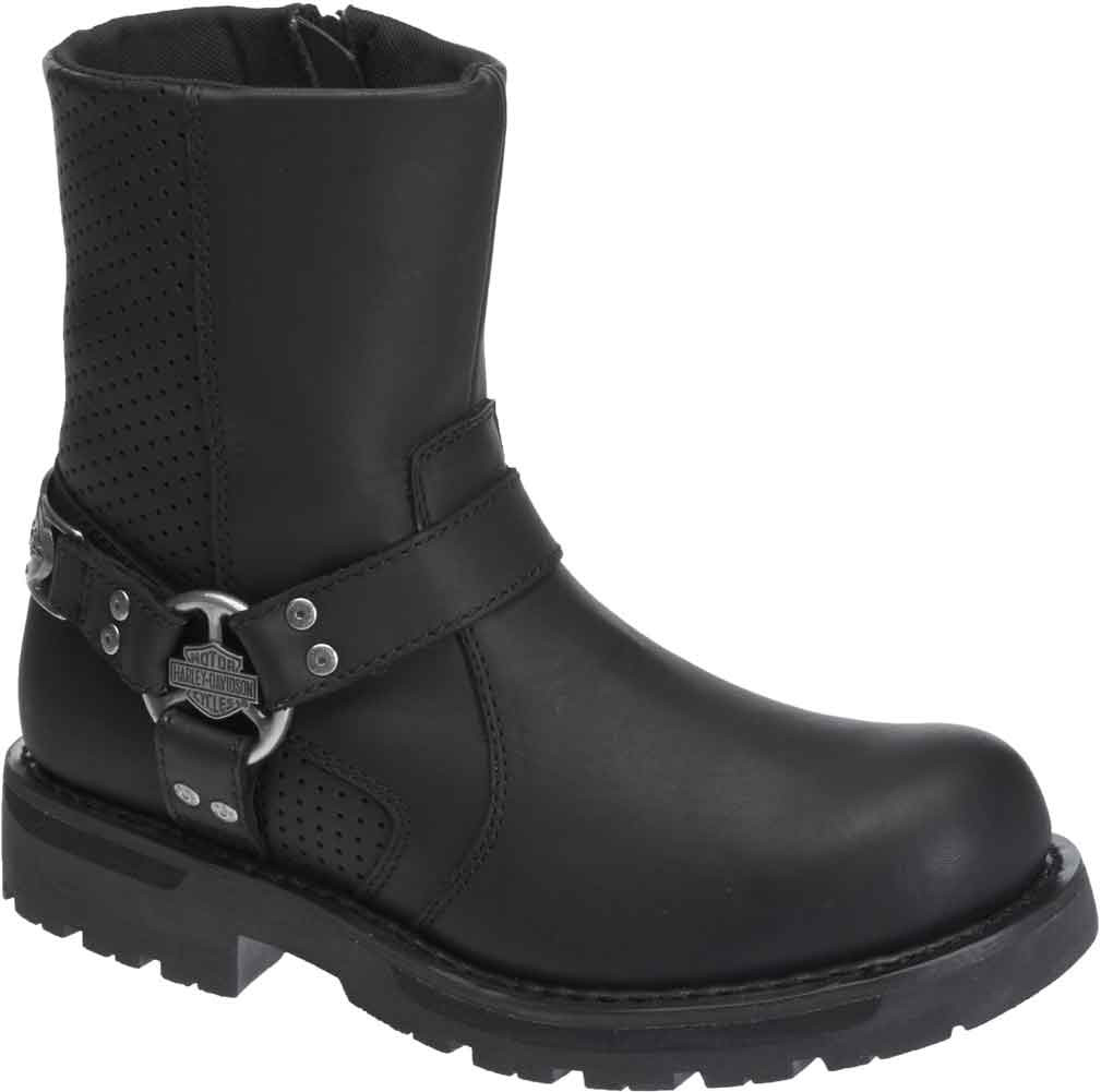 Harley-Davidson® Men's Holder Black Leather Motorcycle Boots