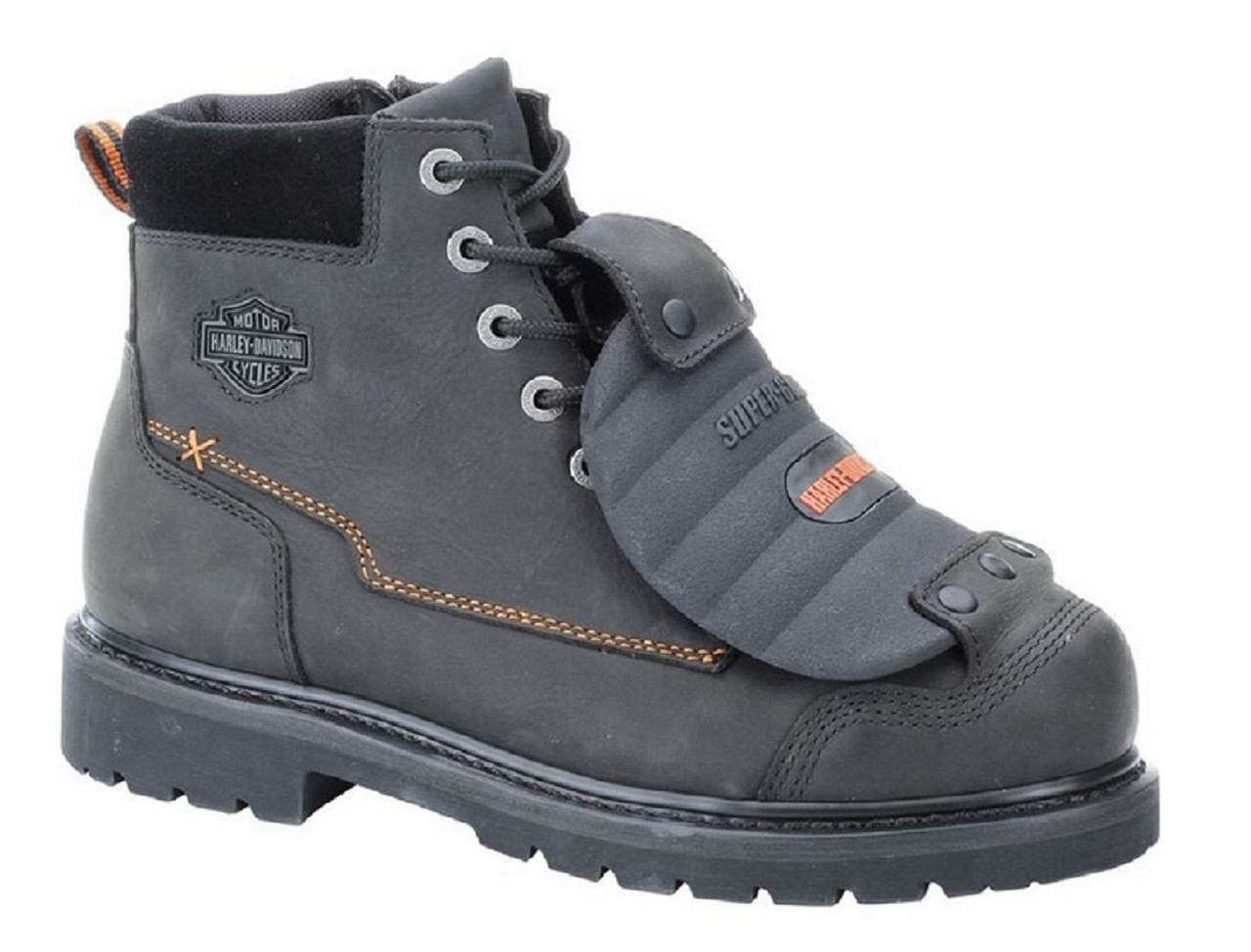 Harley-Davidson® Men's Jake Steel-Toe 5.5-Inch Black Leather Boots