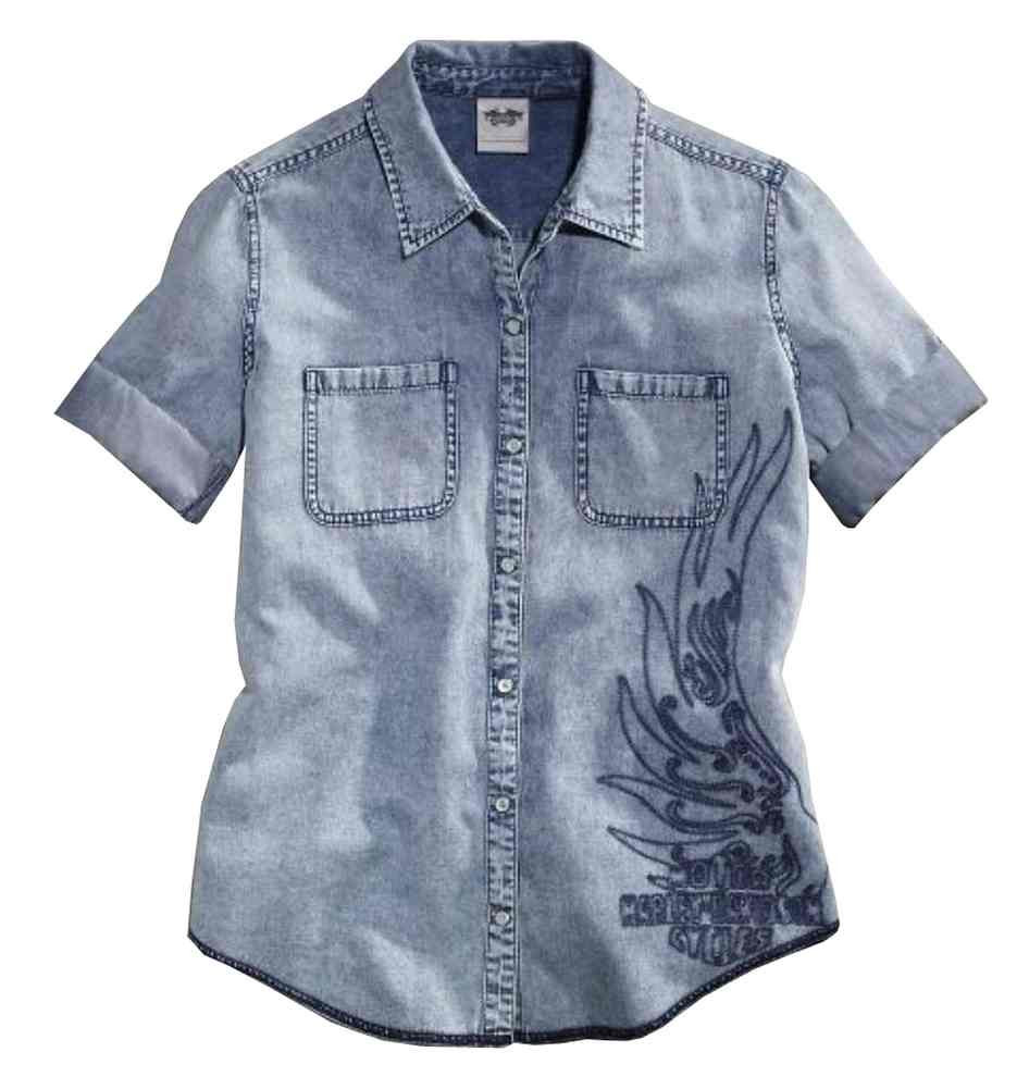 Harley-Davidson® Women's Vintage Wash Convertible Sleeve Tee