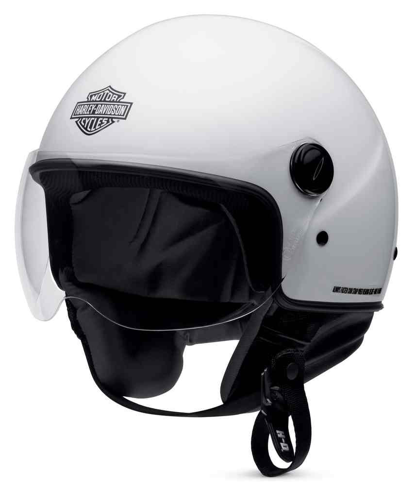 Harley-Davidson Women's Contempo 5/8 Motorcycle Helmet, White Pearl. 98204-16VW Harley-Davidson Women's Contempo 5/8 Motorcycle Helmet, White Pearl. 98204-16VW