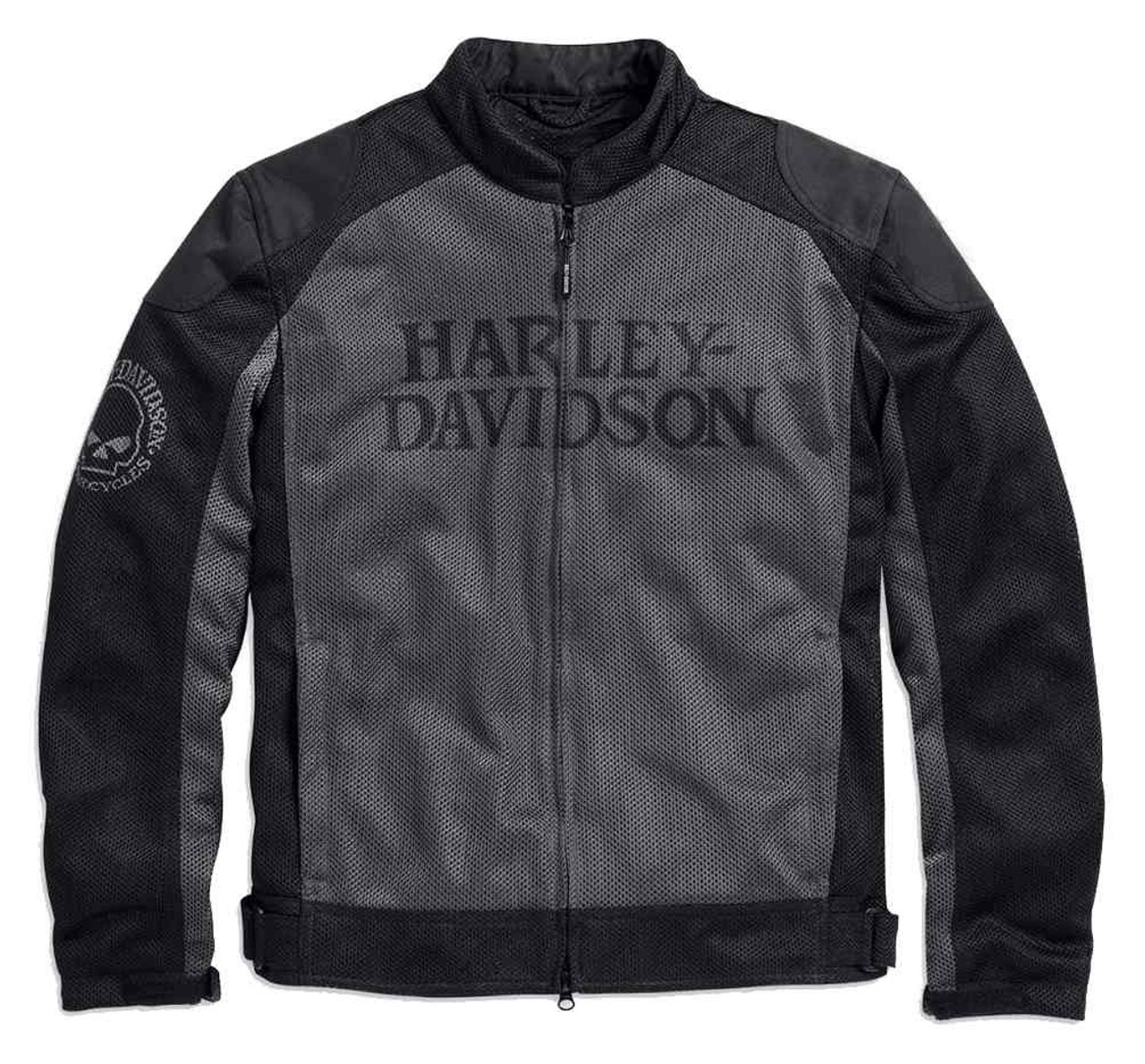 Harley-Davidson® Men's Riding Mesh Jacket, Willie G. Skull, Black 98092 ...