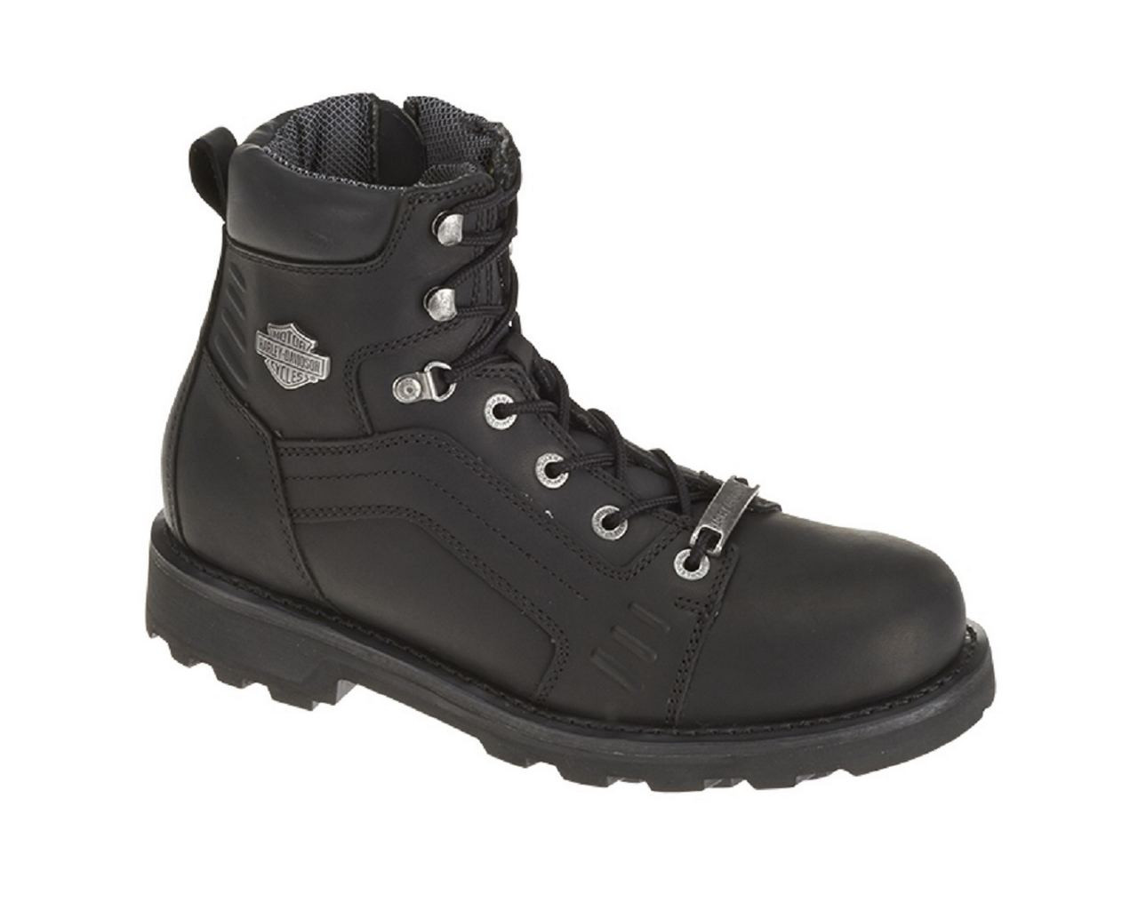 Harley-Davidson® Men's Lee 6-Inch Black Leather Motorcycle Boots