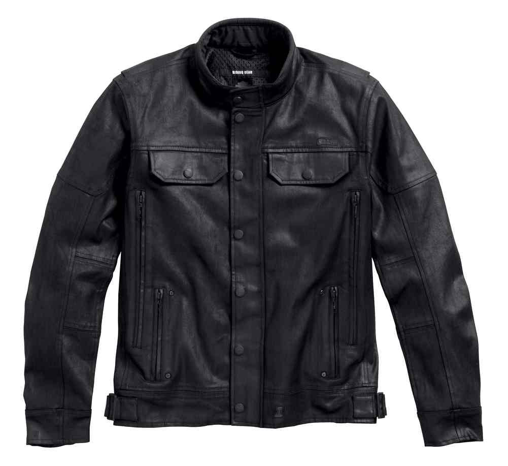 Harley-Davidson® Men's Black Label Core Coated Denim Riding Jacket ...
