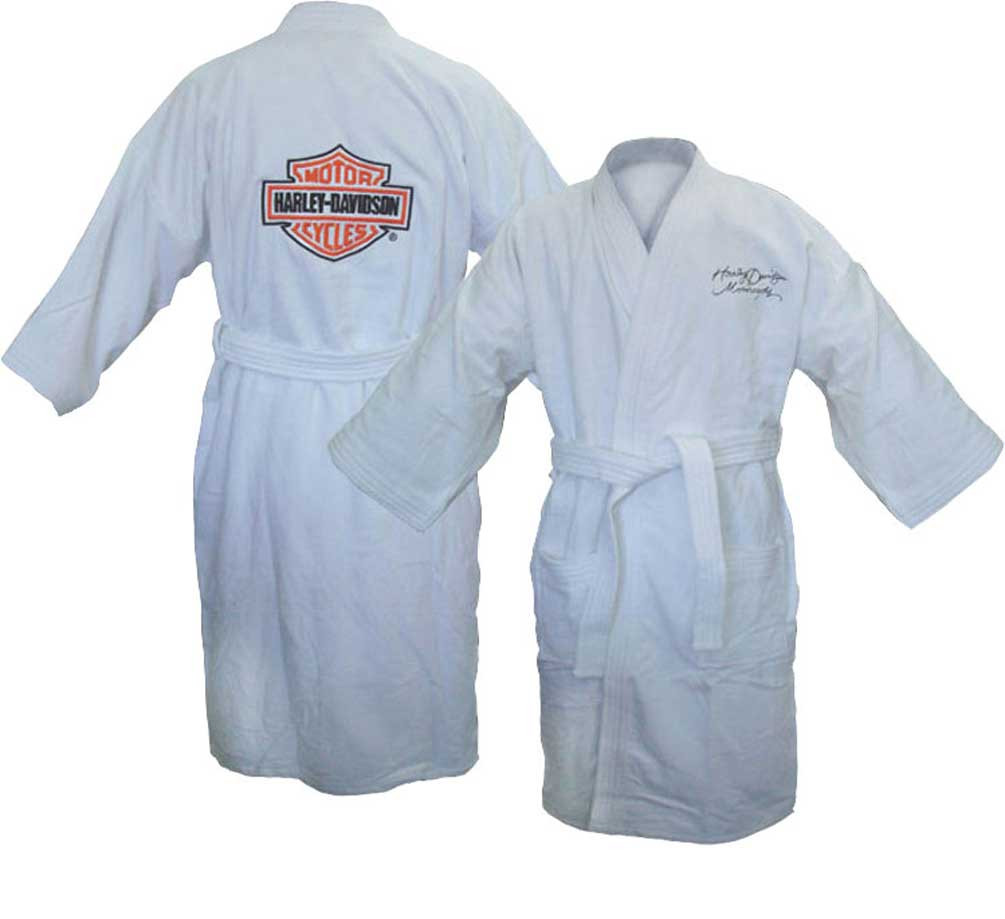 harley davidson mens bath robe