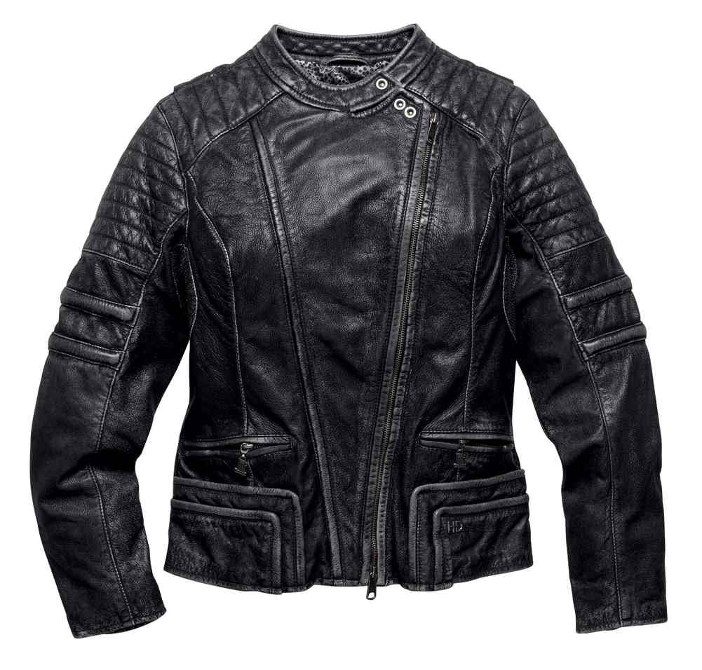 Harley-Davidson® Women's Black Label Core Washed Leather Biker