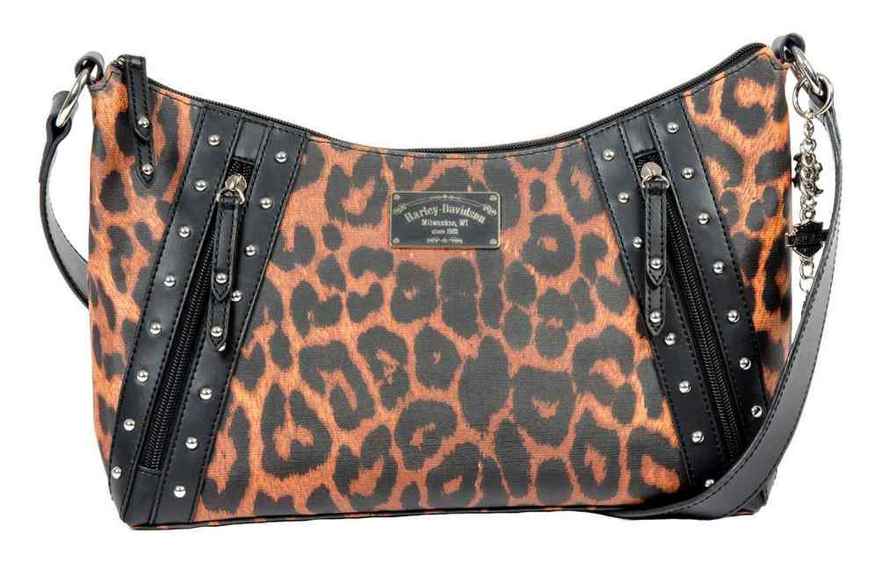 women's leopard print wallet