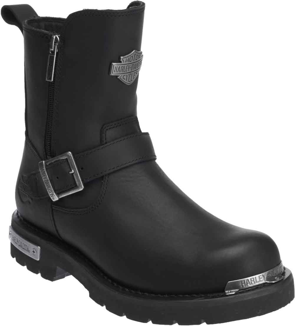 Harley-Davidson® Men's Startex Black Leather Motorcycle Boots