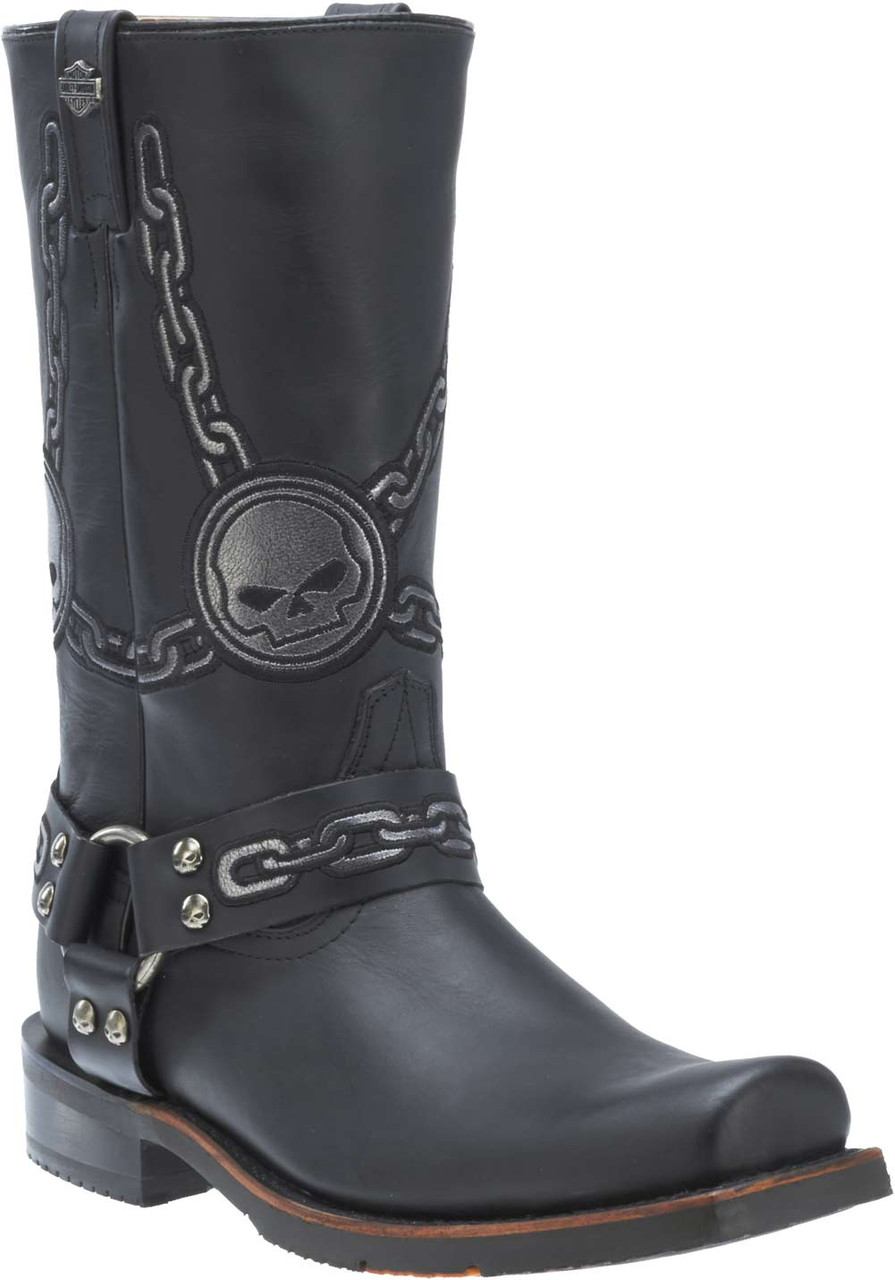 Harley-Davidson® Men's Ridgeland 11-Inch Black Motorcycle Boots